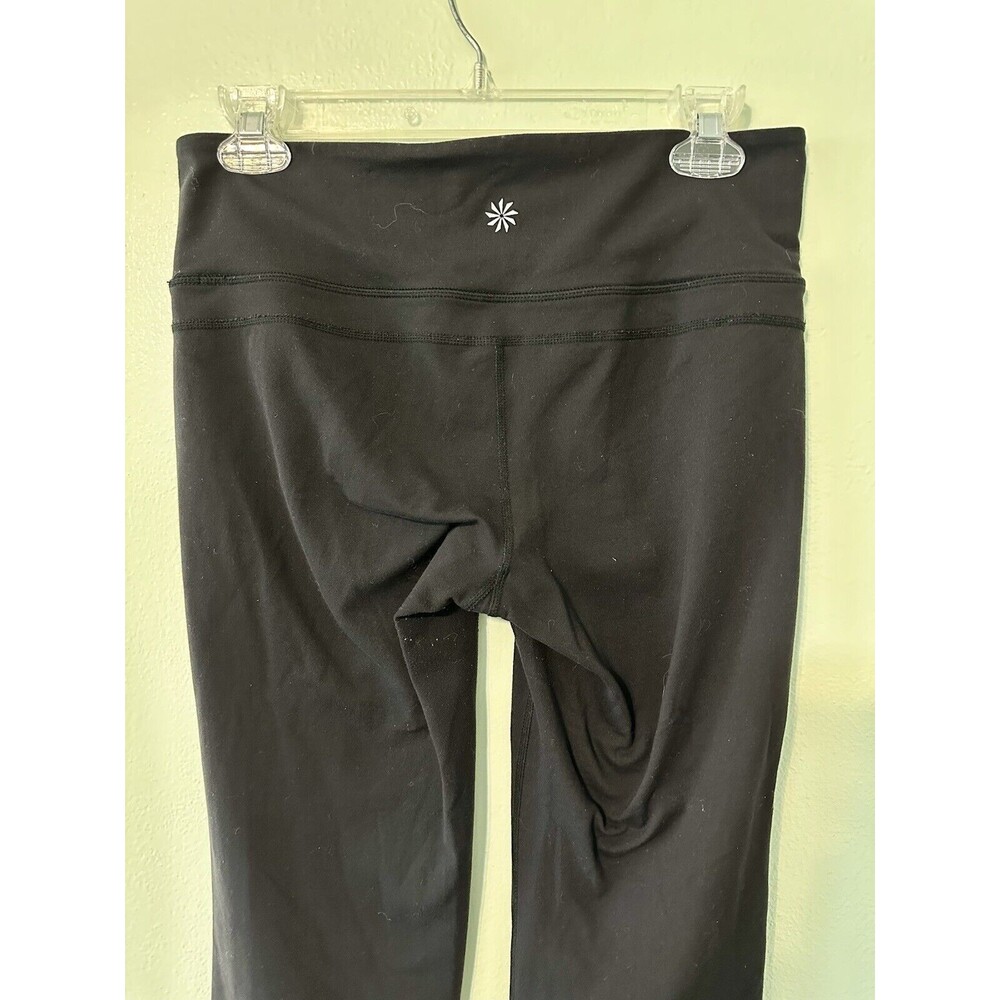 Athleta Straight Up crop leggings Sz Medium in Black style #983309 - Picture 5 of 11